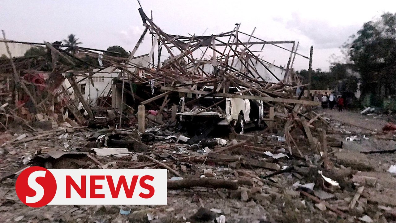 At least 10 people killed and more than 100 injured as firecrackers explode at warehouse in Thailand