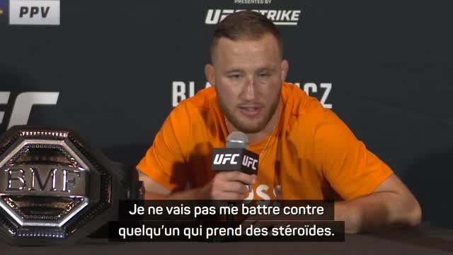 UFC 291 - Gaethje répond à McGregor : Je ne vais pas me battre contre quelqu'un qui prend des stéroïdes