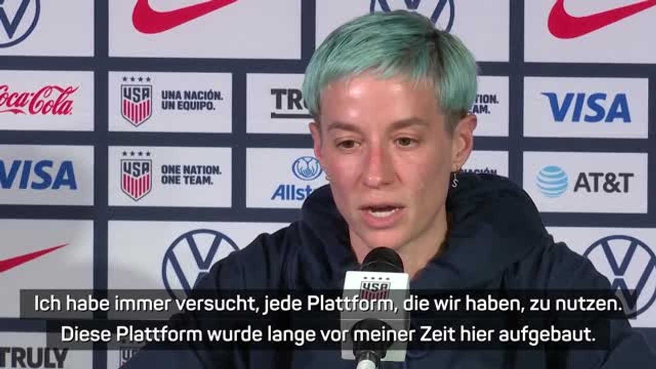 Rapinoe: "Habe jeden Moment genossen"