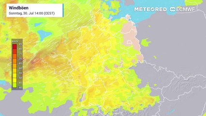 Stürmisch geht es in den August hinein! Deutschland bekommt mitten im Sommer Hetbstwetter!