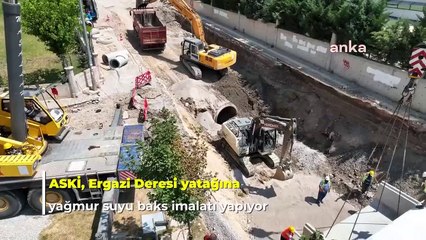 ASKİ, Yenimahalle İvedik OSB'de sel baskınlarını önlemek için çalışmalara başladı