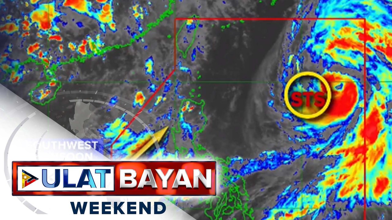 Habagat na pinalakas ng Bagyong #FalconPH, patuloy na magpapaulan sa malaking bahagi ng Luzon, Visayas