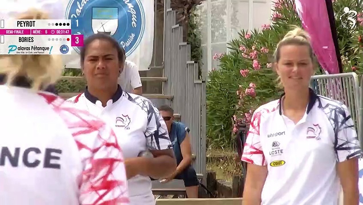 Dimanche 30 juillet, demi-finale du triplette : International de Palavas-les-Flots - Pétanque féminine