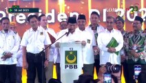 Kala Bakal Capres Gerindra Prabowo Subianto Berpantun di Acara Harlah ke-25 PBB
