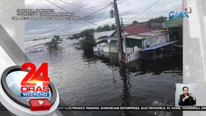 Ilang lugar sa Candaba, lagpas-tao ang baha dahil sa umapaw na ilog at mga dike | 24 Oras Weekend