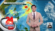 Bagyong Falcon, lumakas pa habang kumikilos pa-hilaga sa Philippine Sea | 24 Oras Weekend