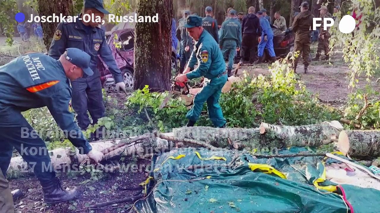 Acht Tote bei Hurrikan in Russland