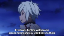 Bell trains with Aiz | DanMachi: Is It Wrong to Try to Pick Up Girls in a Dungeon?