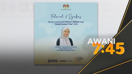 Nurul Nazieha Jasnie tersenarai calon 50 terbaik