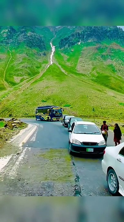 Naran to Babusar Top Road Mansehra Pakistan