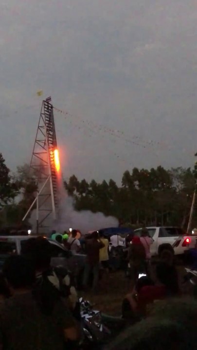 Rocket Sent Sky High at Rocket Festival