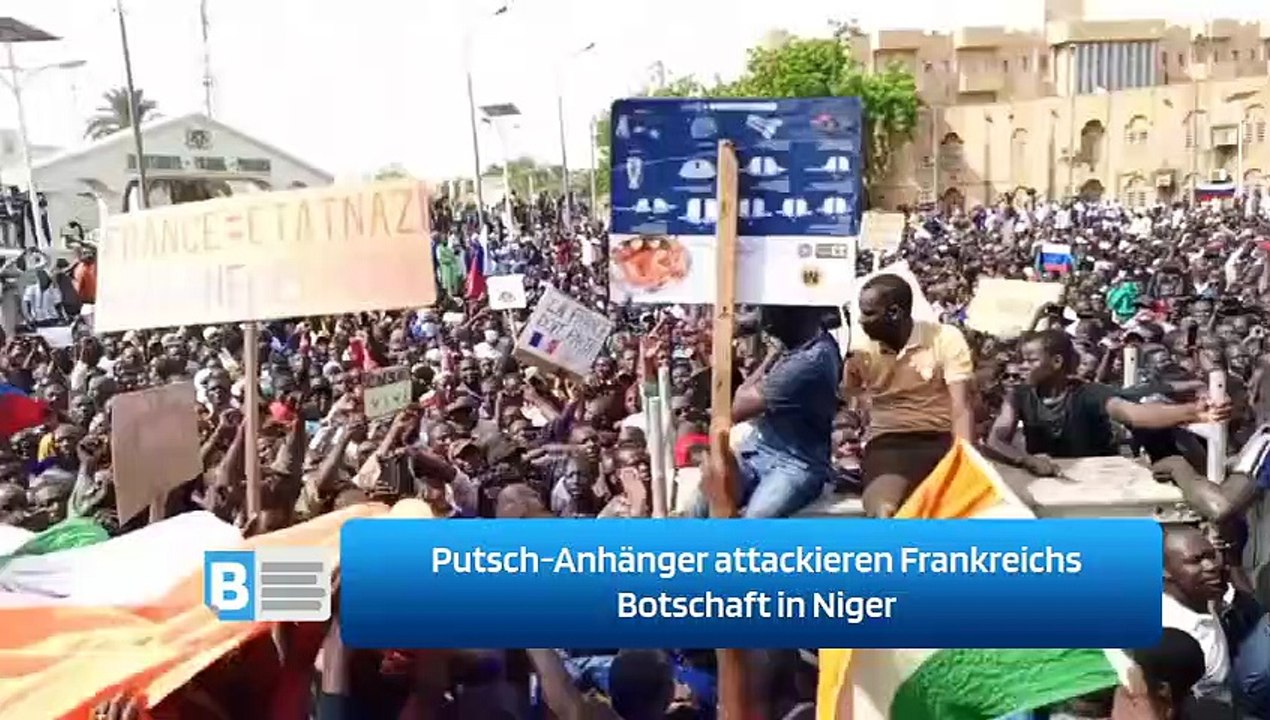 Putsch-Anhänger attackieren Frankreichs Botschaft in Niger
