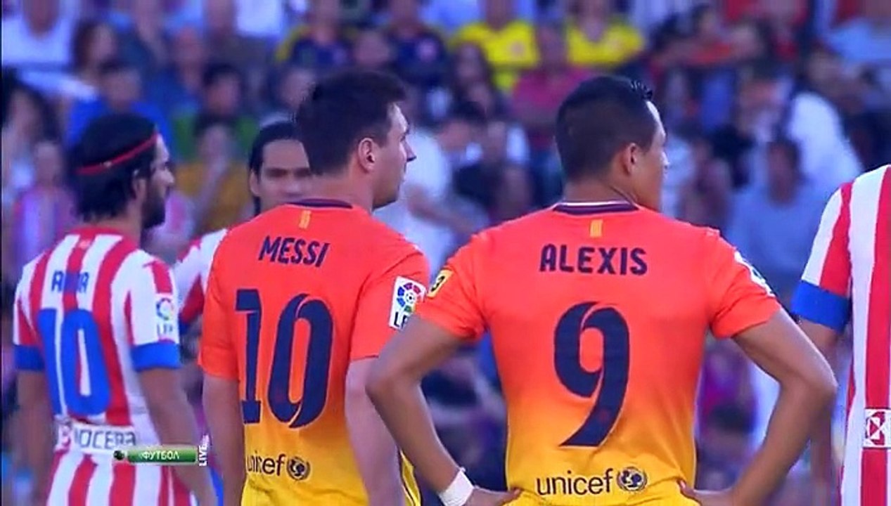 La Liga 2012/13 : Atlético de Madrid vs FC Barcelona - 1.Half