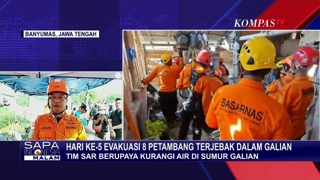 Kurangi Air di Sumur Galian, Tim SAR Operasikan 25 Pompa Air di Lokasi Tambang Ilegal Banyumas!