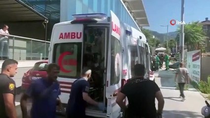 Ekskavatör operatörü ölümden döndü