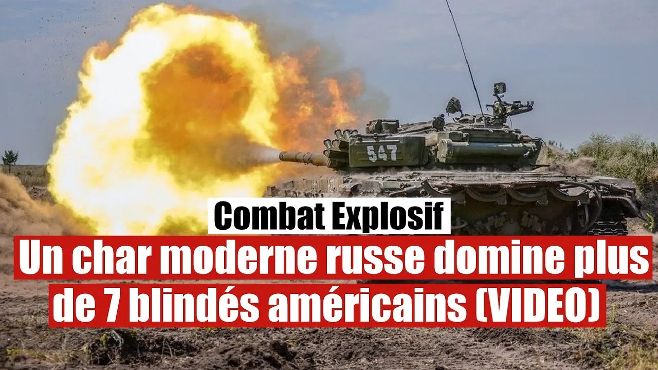 Un char russe détruit 2 chars et 5 blindés américains avec précision (VIDEO)