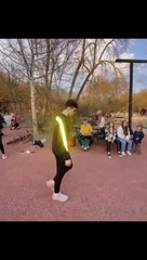 Lighting magical trick video.