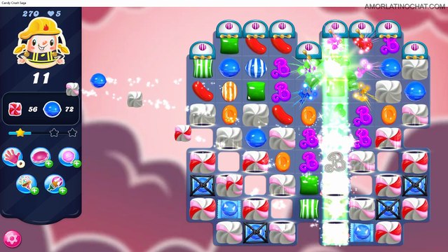 Candy Crush Saga traying to pass Level 270 tratando de pasar nivel 270 en candy chush saga jugando juego games game