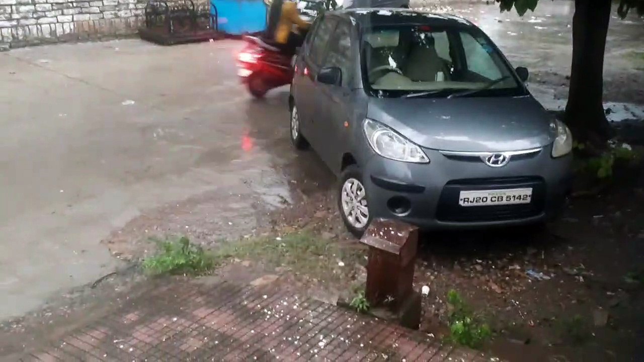 Good rains in many places throughout the day, 19 mm in Jhalawar