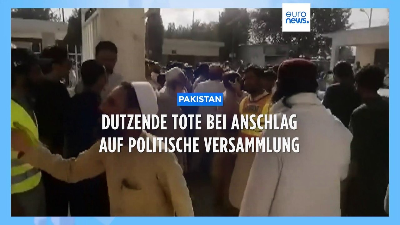 Dutzende Tote und Verletzte bei Anschlag auf Kundgebung in Pakistan