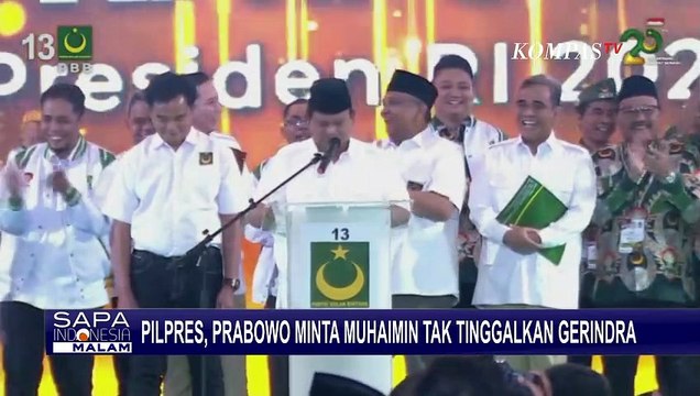 Prabowo Subianto kepada Muhaimin Iskandar: Gus! Jangan ke Mana-Mana, Gus!