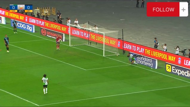 Highlights Liverpool V Leicester City / Four goals for the Reds in Singapore