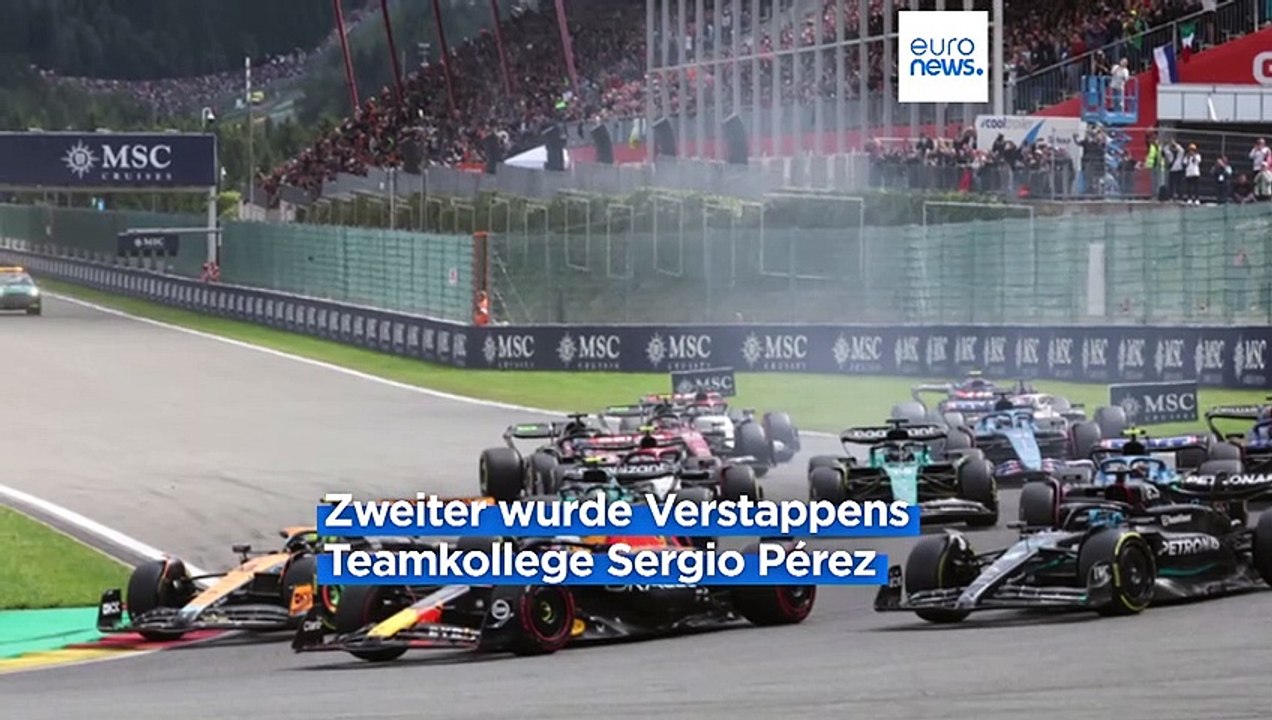 Siegesserie fortgesetzt: Verstappen gewinnt Großen Preis von Belgien