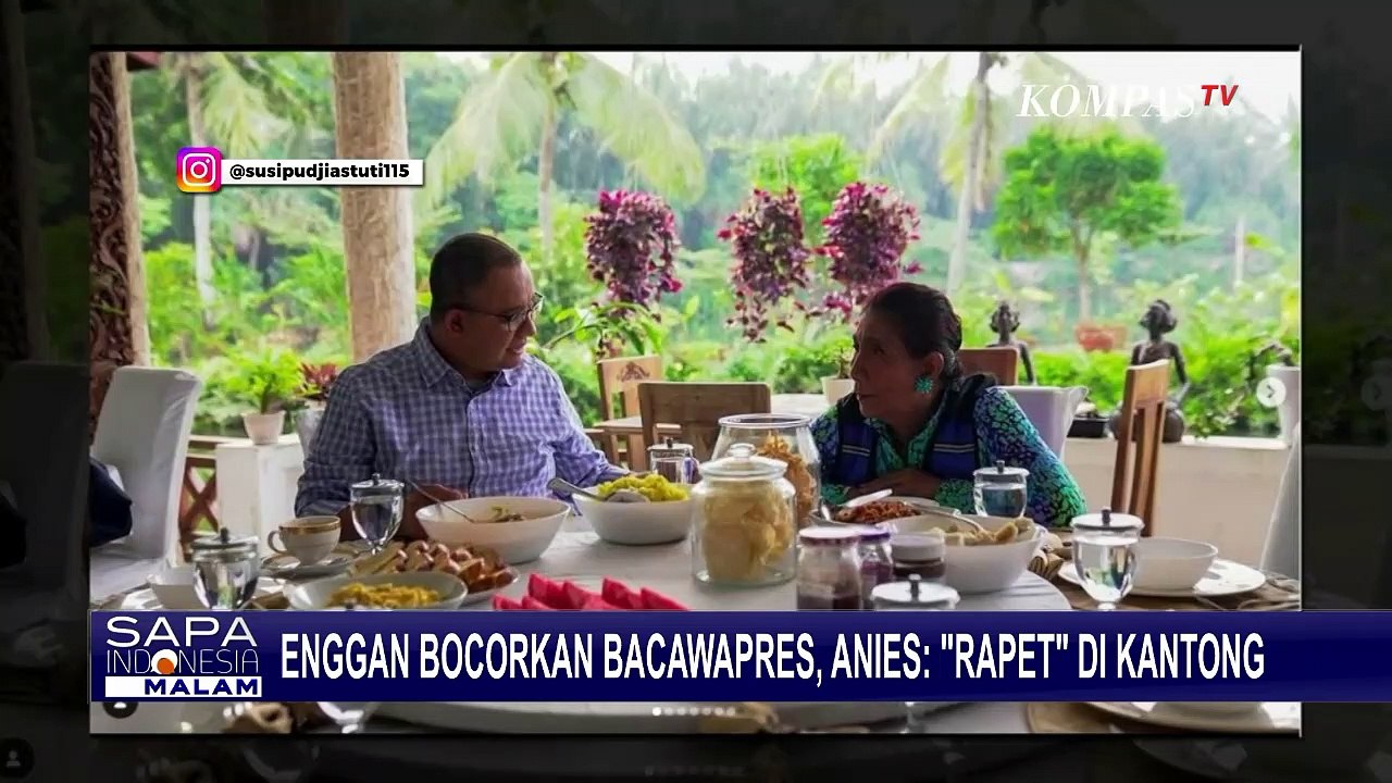 Anies Baswedan Enggan Ungkap Bursa Bakal Cawapres Pendampingnya!