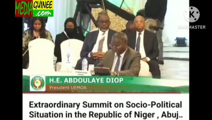 CEDAO : Sommet extraordinaire à Abuja sur la situation au Niger..