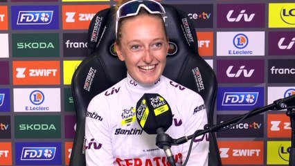 Tour de France Femmes 2023 - Cédrine Kerbaol : "Le maillot blanc rattrape tout... "