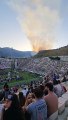 Messina, rogo sulle colline che dominano lo stadio del concerto dei Pinguini Tattici Nucleari