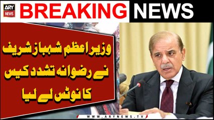 PM Shehbaz Sharif takes notice of Rizwana torture case