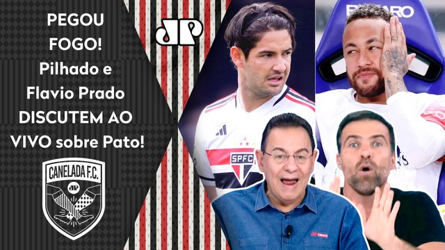 TRETA! PELO AMOR DE DEUS! OLHA A BESTEIRA que VOCÊ FALOU! Pato e Neymar geram BATE-BOCA AO VIVO!