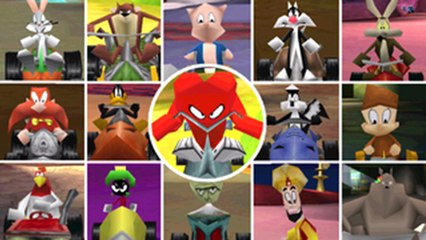 Looney Tunes Racing All Characters (PS1)
