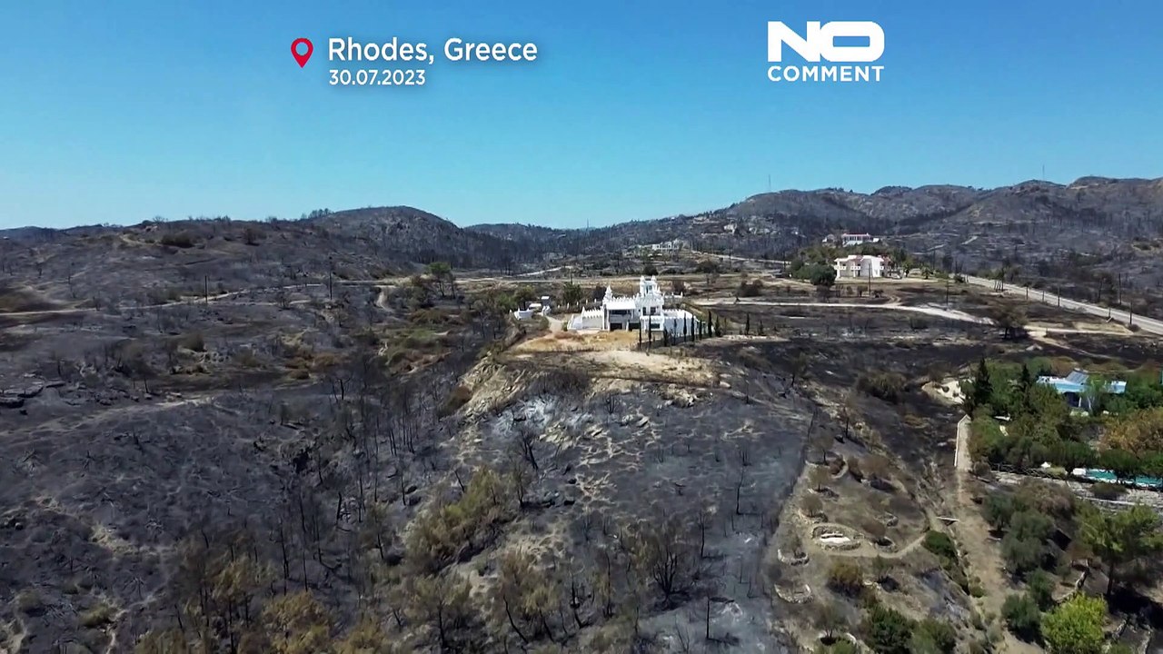 Rhodos nach den Waldbränden: Buchstäblich verbrannte Erde