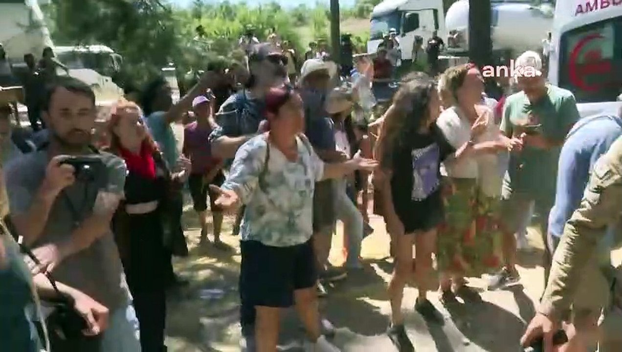 Les opérations d'abattage d'arbres à Akbelen sont terminées ! Voici les restes des manifestations