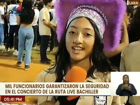 Bachilleres disfrutaron de la Ruta Live 2023 en el estado Lara