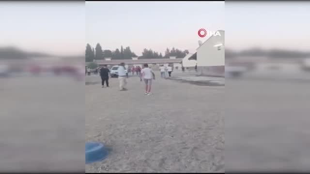 İzmir'deki hipodromda meydan muharebesi gibi kavga kamerada: 6 yaralı