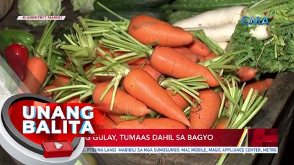 Presyo ng gulay, tumaas dahil sa bagyo | UB