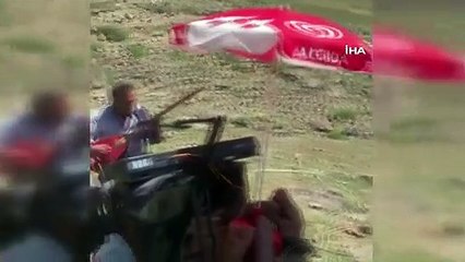 Un artiste local a donné un concert de loup à oiseau à Erciyes