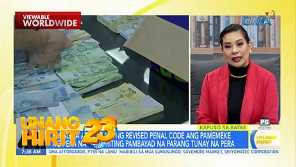Kapuso sa Batas - Lalaki, bistado sa pagbebenta ng pekeng pera online sa Cavite | Unang Hirit