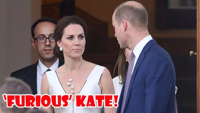 Kate Middleton let slip her mask and looked “furious” with Prince William at an important royal even