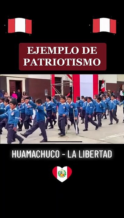 "Orgullo peruano": Escolar en muletas demostró su patriotismo en Fiestas Patrias
