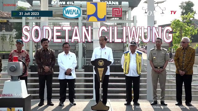 Detik-detik Jokowi Resmikan Sodetan Ciliwung Usai Direncanakan Sejak 11 Tahun Lalu