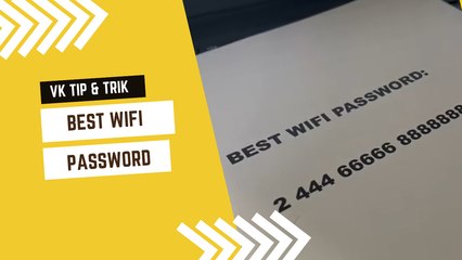 Top Wifi Password Tips 🔐