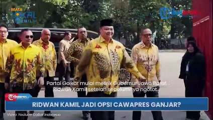 Golkar Mulai Lirik Ridwan Kamil Usulkan Jadi Cawapres Ganjar, PDIP Sepenuhnya kewenangan Partai