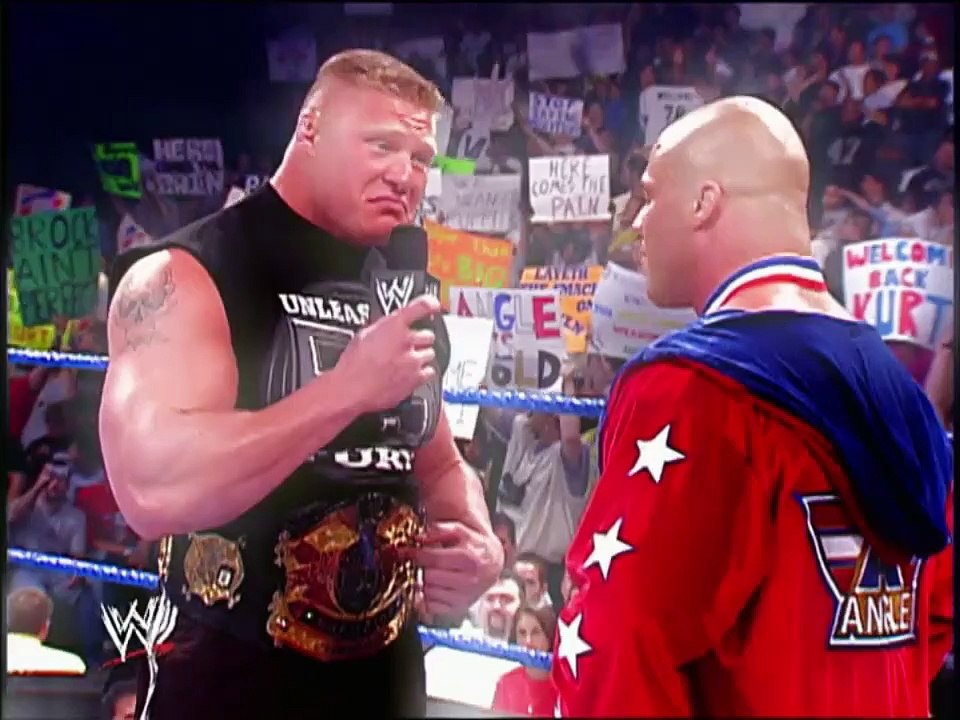 Brock Lesnar vs Kurt Angle vs Big Show -Vengeance 2003