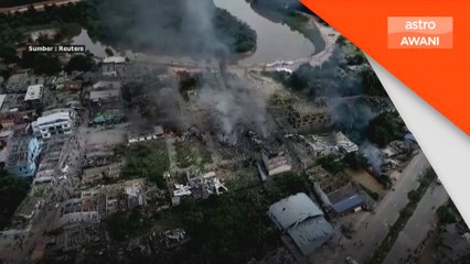 Angka kematian letupan stor bunga api di Thailand meningkat kepada 10
