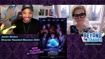 Haunted Mansion INTERVIEW  Director Justin Simien 2023 talks Jared Letos Hatbox Ghost