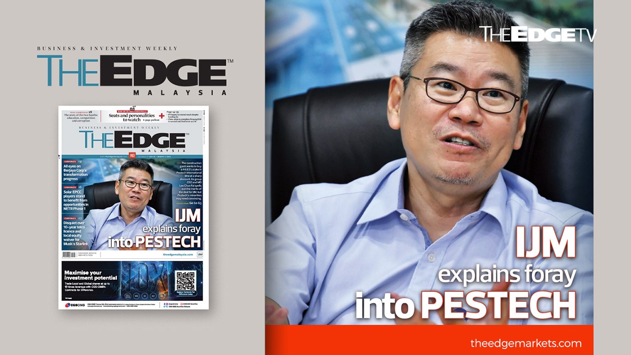 EDGE WEEKLY: IJM explains foray into Pestech